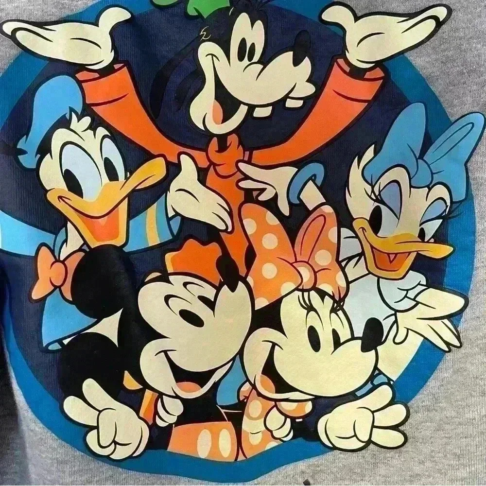 Disney Mickey Mouse And Friends Zip Hoodie For Kids Disneyland 2023 Sz M